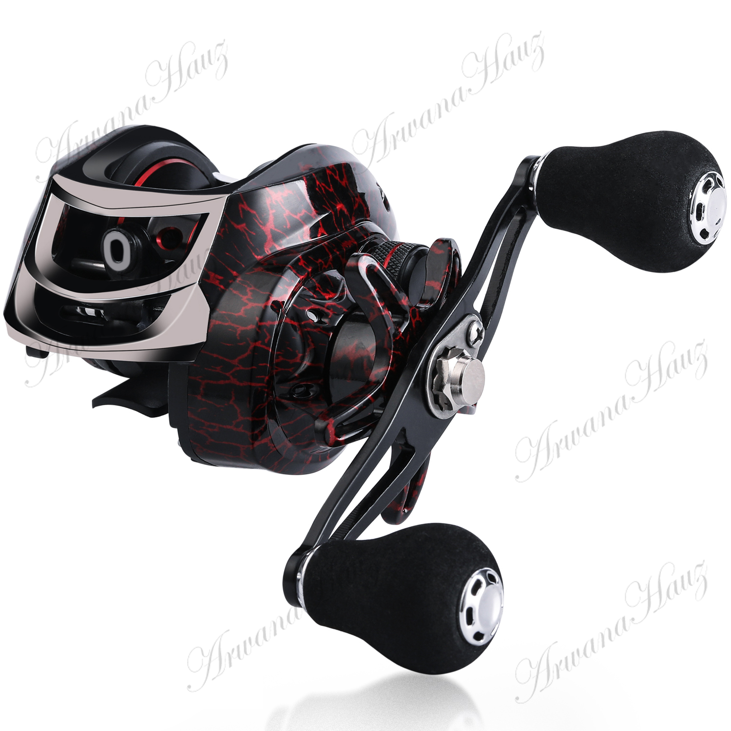 Gulungan Pancing 18+1 Bantalan Bola 7.2:1 Rasio Roda Gigi Kecepatan Tinggi Baitcasting Reel Pancing / reel pancing full besi / reel pancing kuat pull besi / aluminum alloy reel pancing / bc casting / rel bc yang bisa bunyi / reel pancing power handle