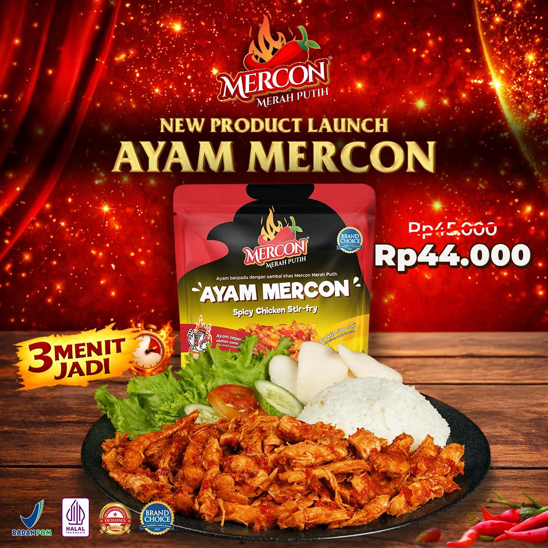 [NEW] Mercon Merah Putih - Satuan || Ayam Mercon