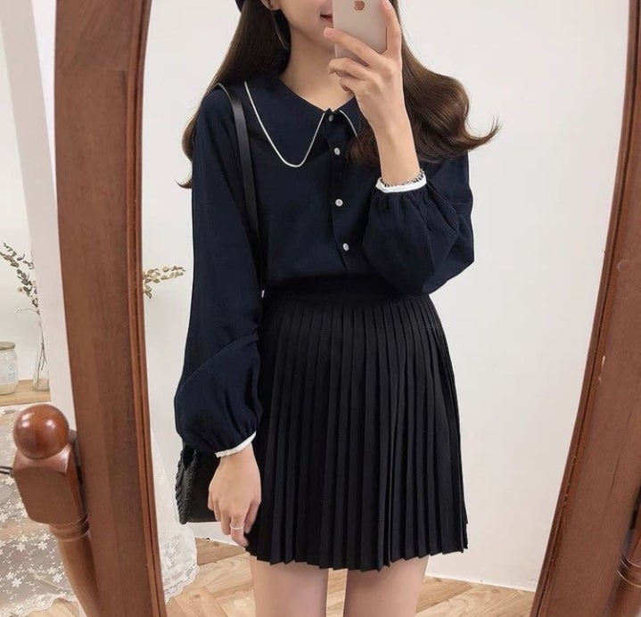 NOORA BLOUSE/atasan terbaru/vintage/blouse korean/atasan lucu/terlaris