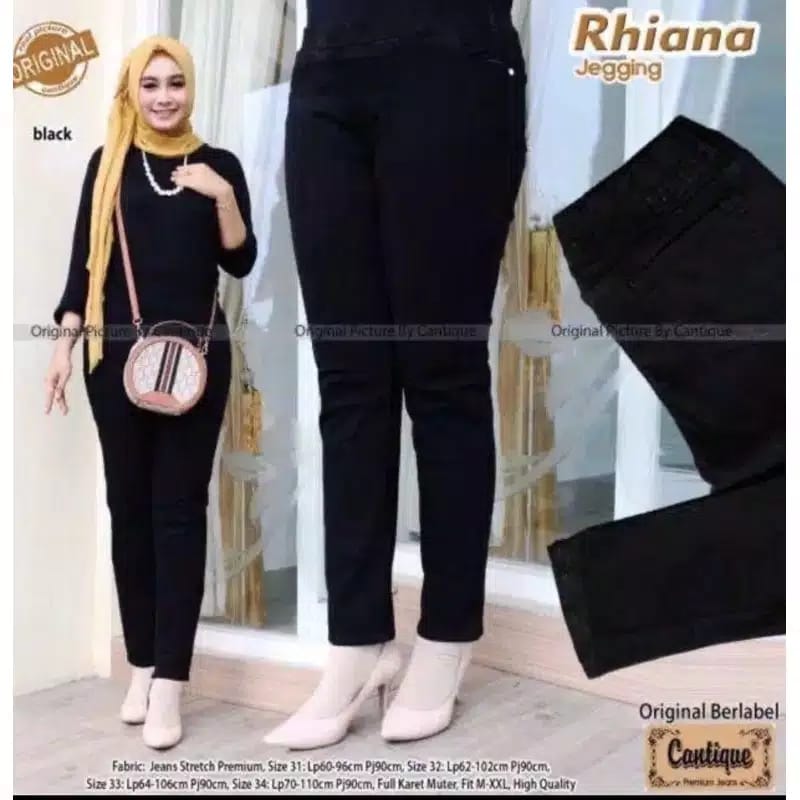 CELANA JEANS WANITA JUMBO-JEANS PINGGANG KARET-JEANS SETRIT -MELAR