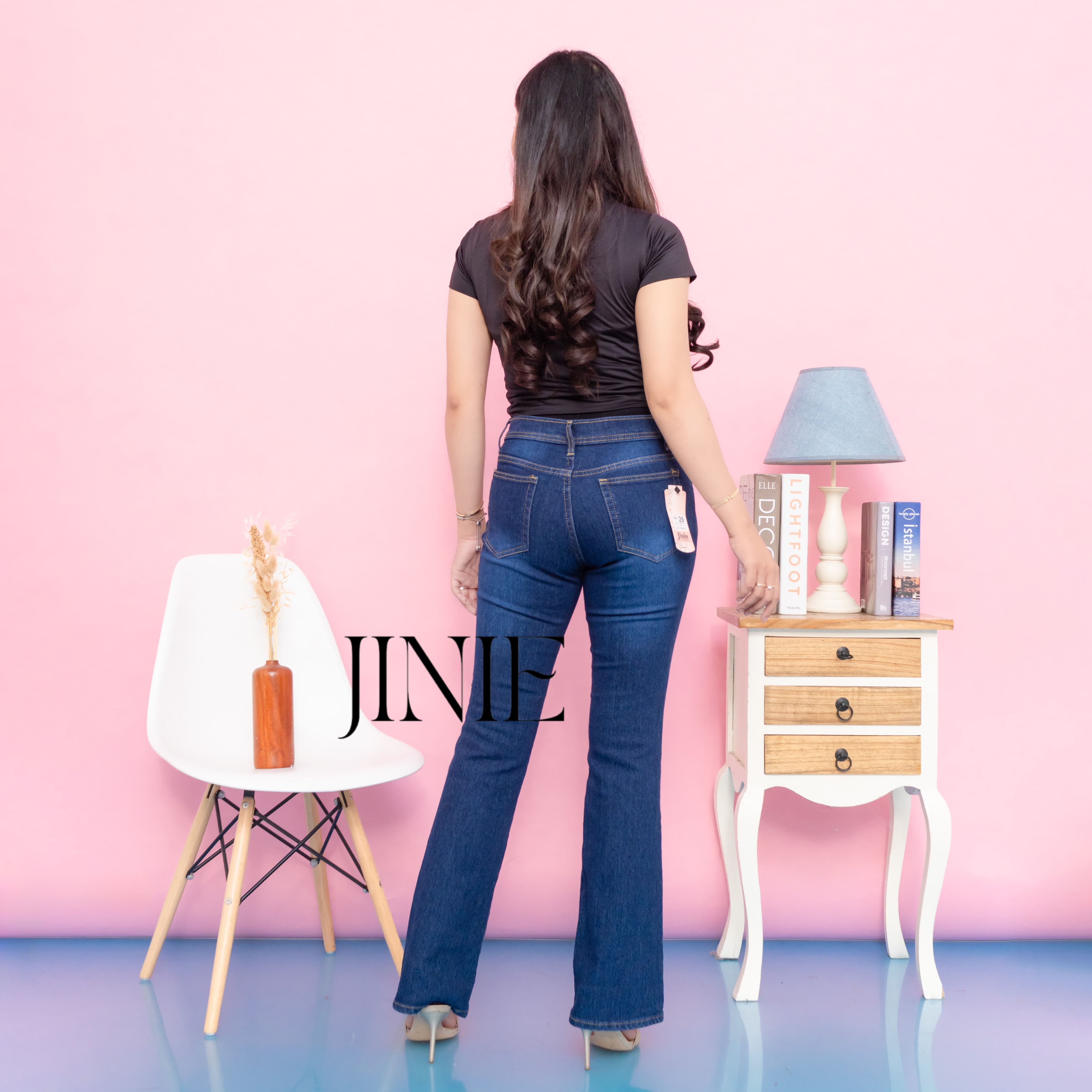 Celana Cutbray Jeans Wanita Jumbo Cutbray wanita Jeans Zipper Bige Size