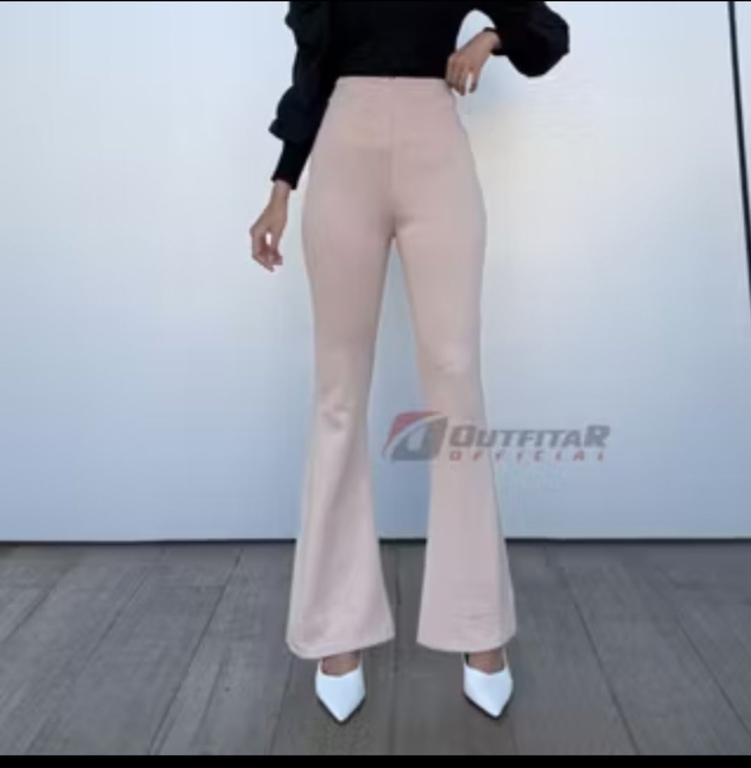 [ NEW ARRIVAL] FLARE PANTS-KULOT HIGWAIST CUTBRAY WANITA SCUBA PREMIUM