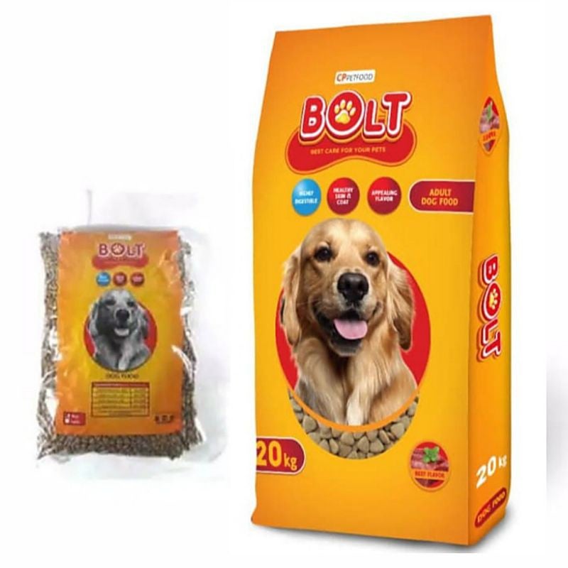 Makanan Anjing Bolt Dog Repack 10kg Dog Food