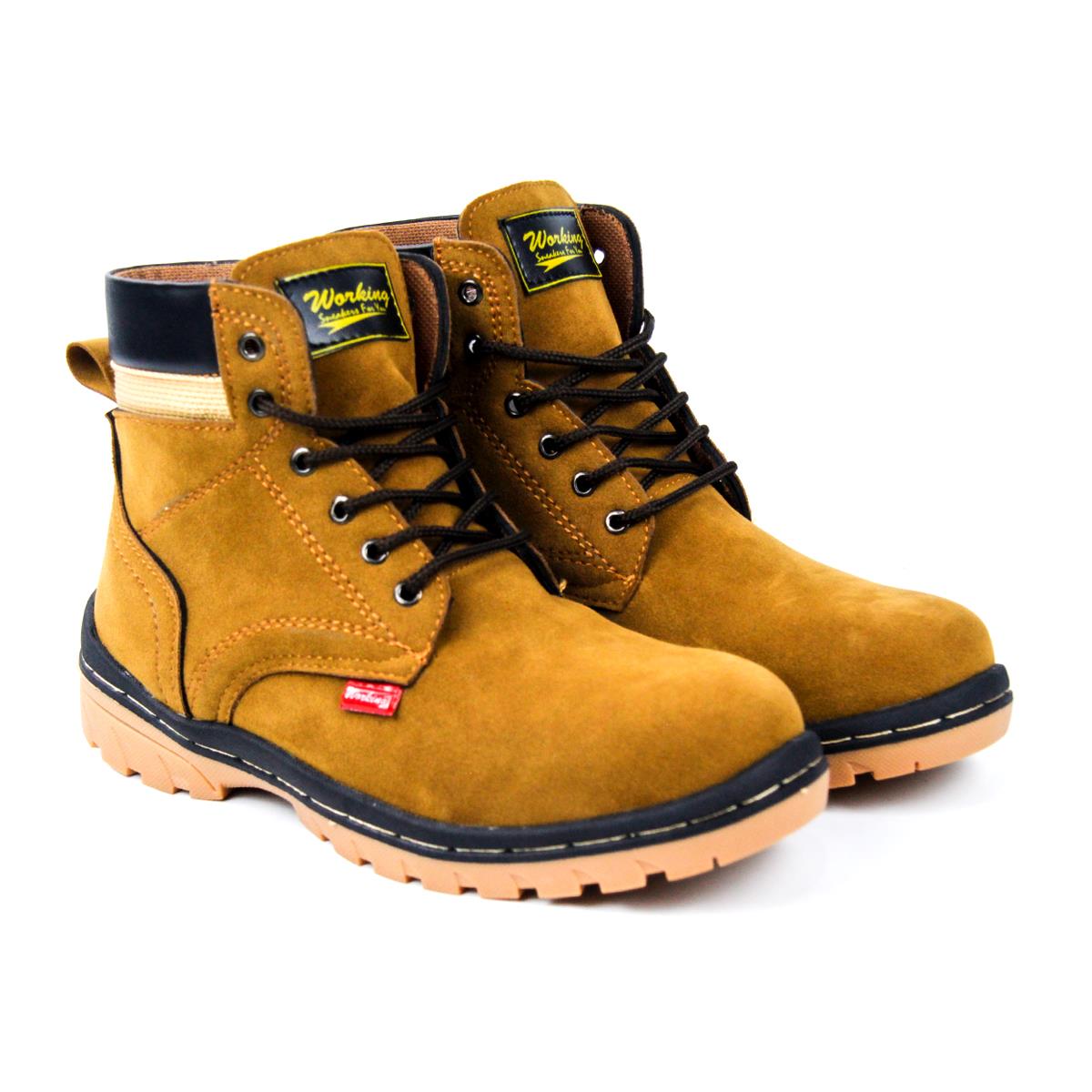 Working Sneakers For You Sepatu Boots Bikers Hiking Pria Code G-22 Size 39-43