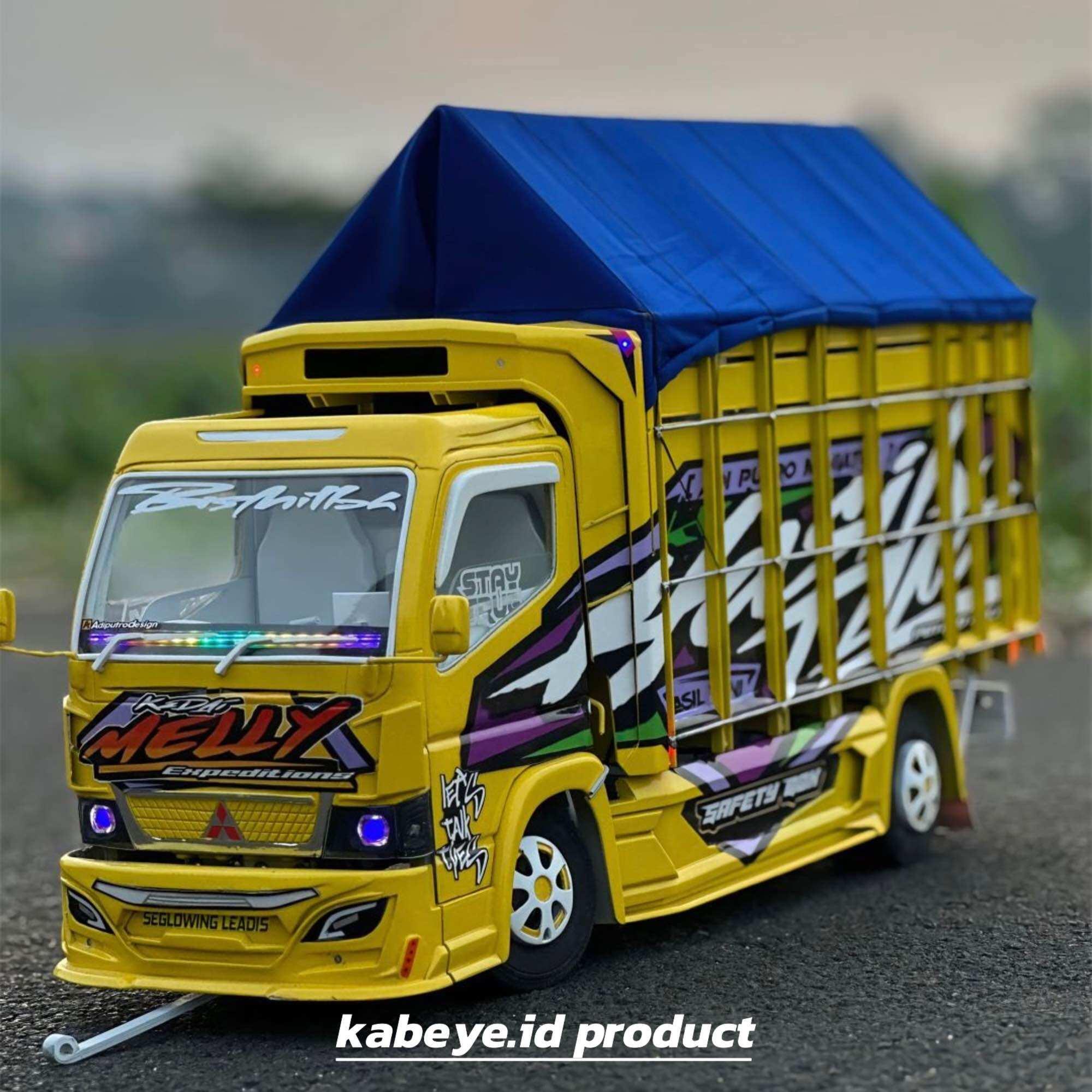 Truk Oleng Dari Kayu - Miniatur Truk Full Variasi - Non RC Truk Oleng