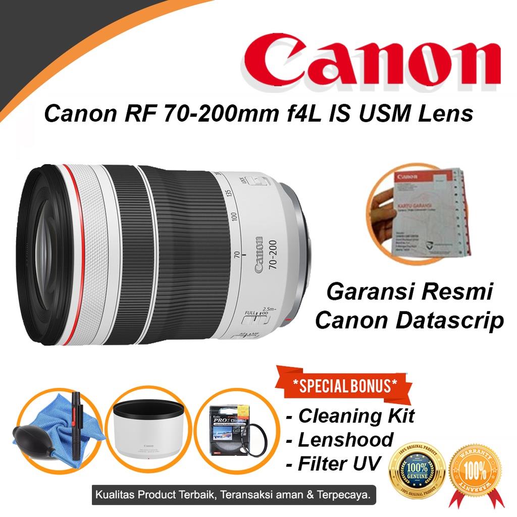 Lensa Canon RF 70-200mm f4L IS USM Lens Original Resmi Fullframe