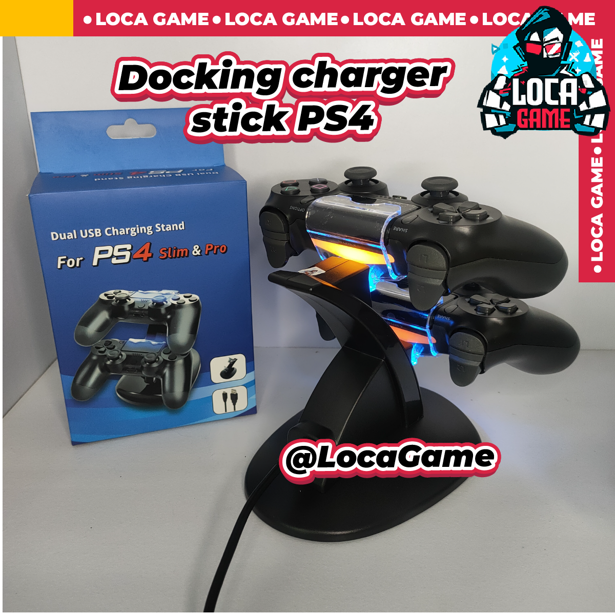Charging dock stick PS-4 charger stik PS-4 OP OM OK