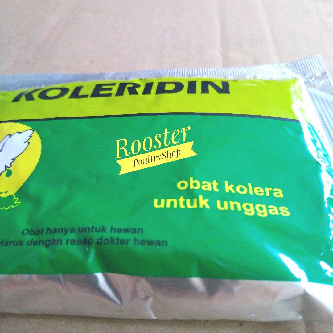 Koleridin Obat Ayam Mencret KOLERIDIN 100 GRAM Obat Ayam Sakit Kotoran Hijau