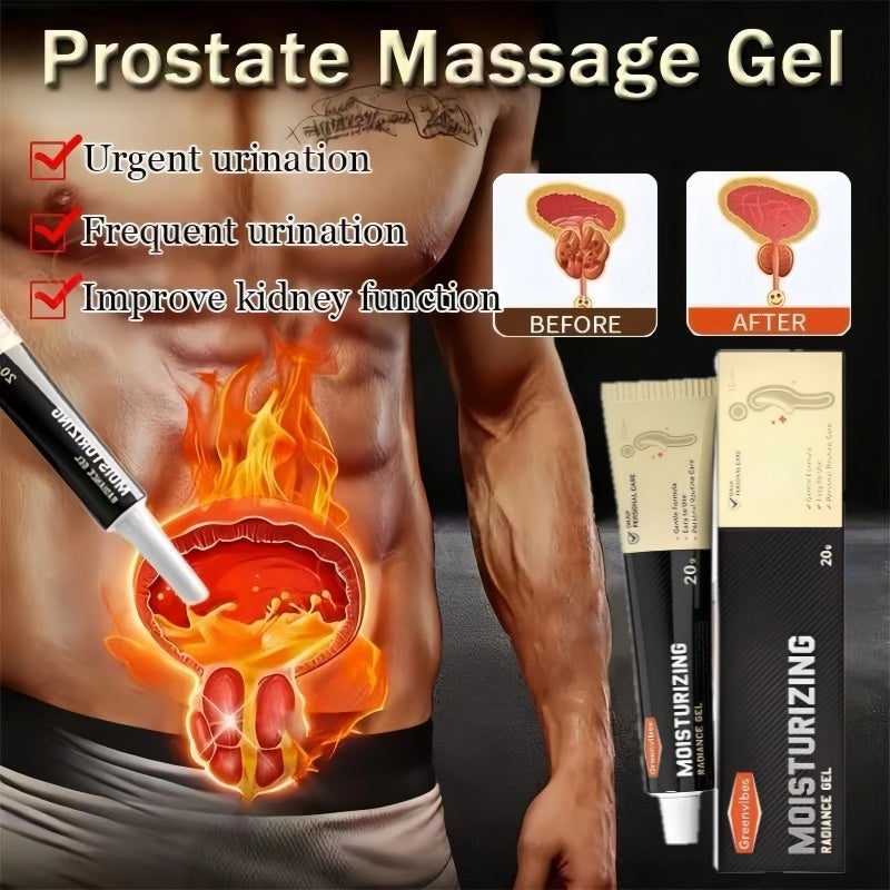 Greenvibes Gel Perawatan Prostat Menjaga Kesehatan Pria & Meredakan Ketidaknyamanan Prostat Untuk perawatan harian area pria atasi rasa lelah dan nyeri