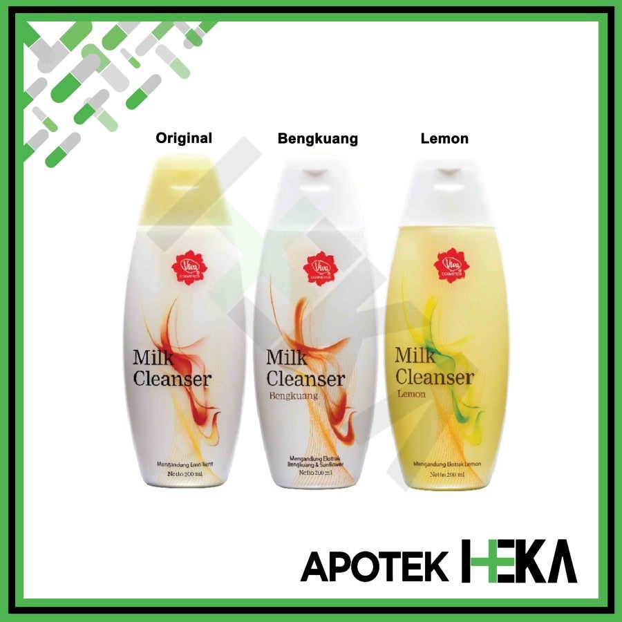 Viva Milk Cleanser 200 ml - Pembersih Wajah