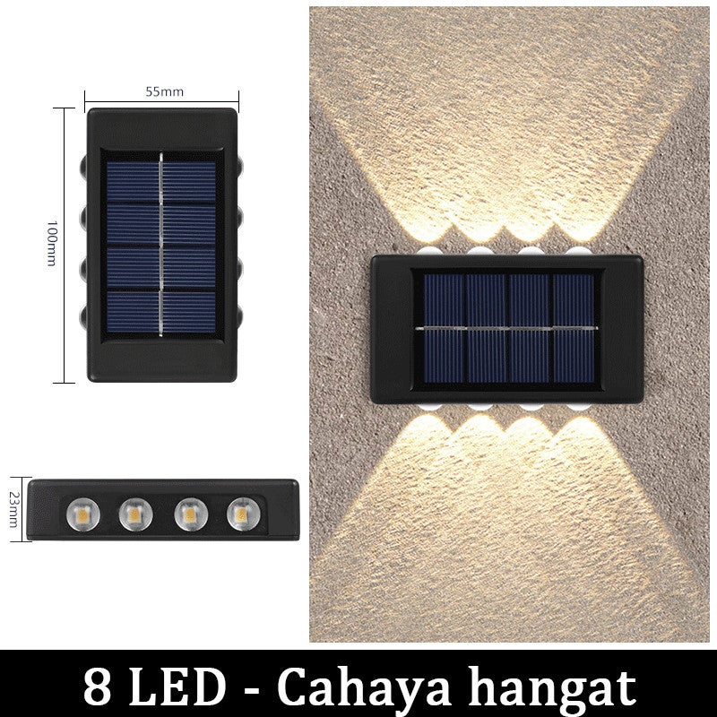 Lampu Dinding Tenaga Surya / COB Sensor Light / Lampu Taman Tenaga Surya / Taman，Pencahayaan Taman / Dinding Hias Taman Outdoor Waterproof Lampu Anti Air