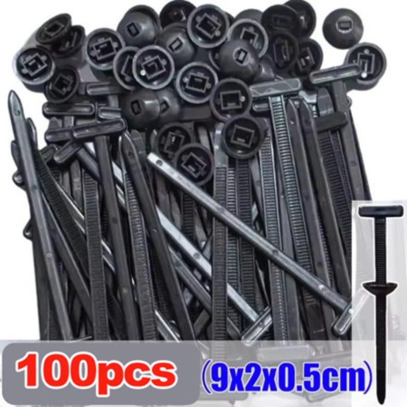 (COD) 100PCS Tali Ikat Plastik Autolock Kabel Ties Serbaguna Untuk Mobil Motor Rumah Tangga Dan Keperluan DIY Cable Tie Pengikat Kabel