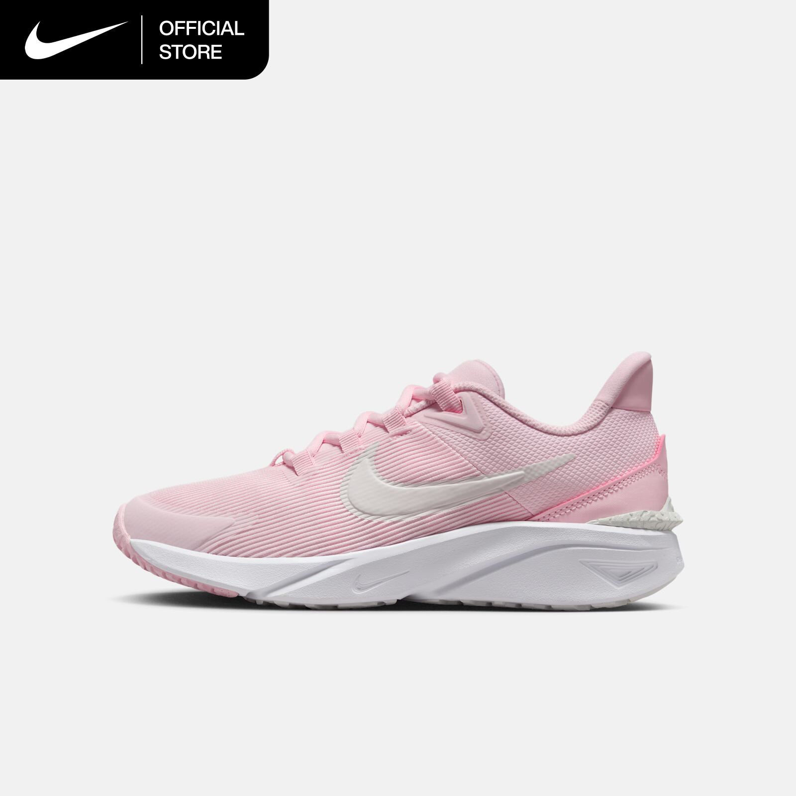 Nike Sepatu Anak-Anak Star Runner 4 Road Running - Pink Foam [DX7615-602]