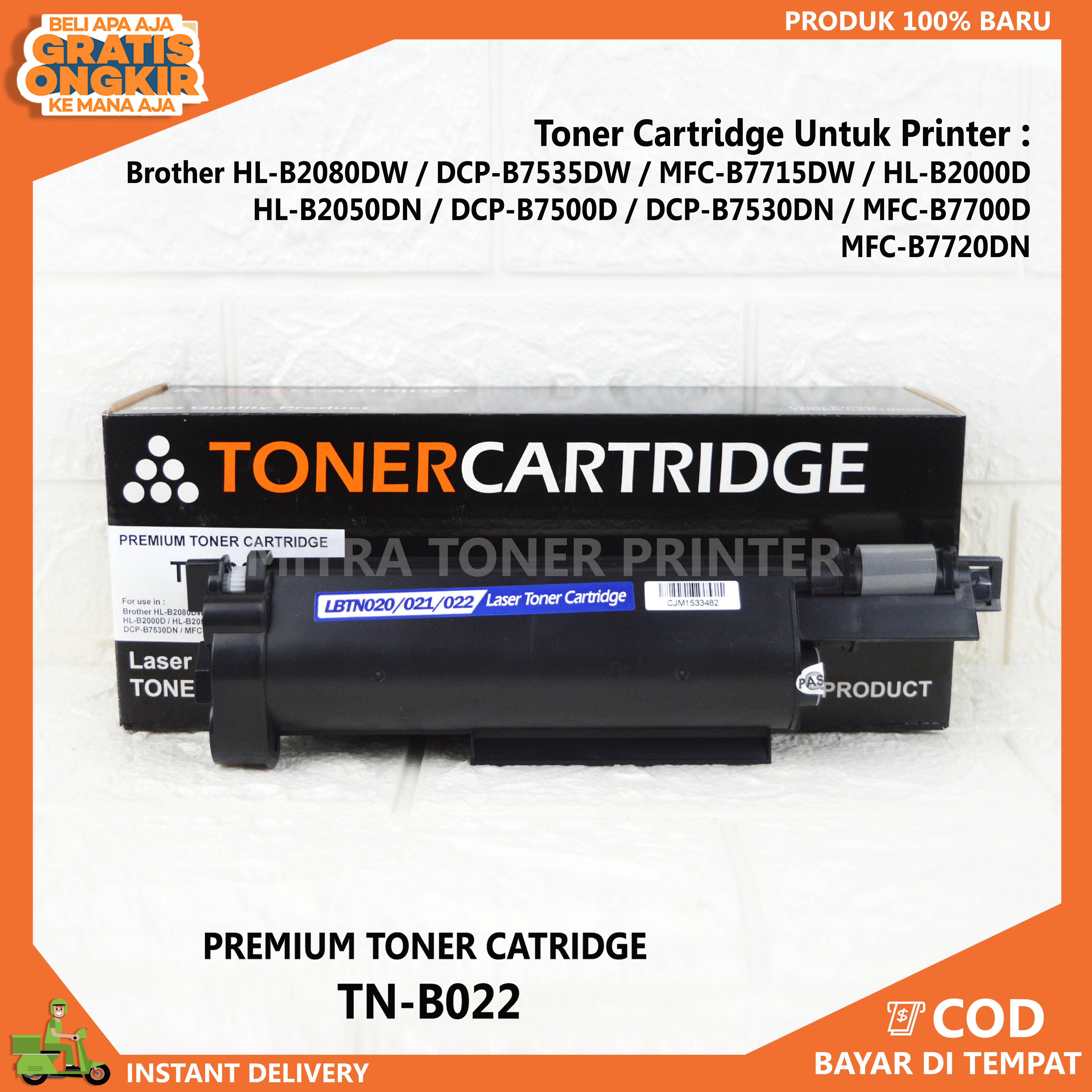 Toner Catridge B022 untuk printer Brother HL-B2080DW/DCP-B7535DW/MFC-B7715DW/DCP-B7530DN/MFC-B7700D