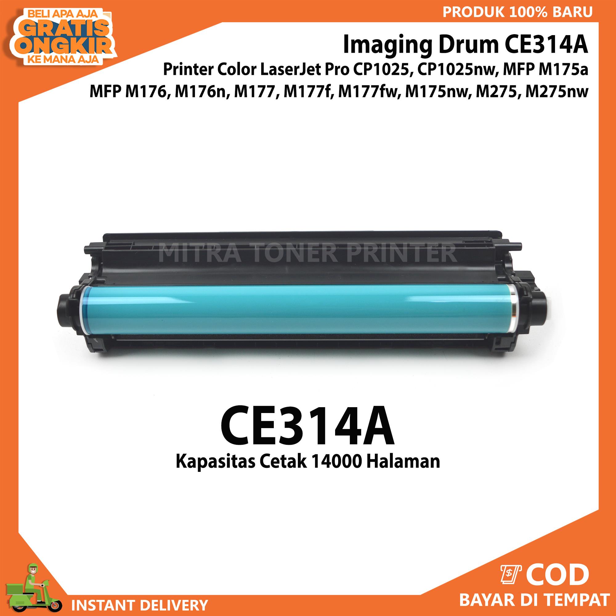 Imaging Drum CE314A printer Color LaserJet Pro CP1025 CP1025nw CM175nw MFP MFP M176n MFP M177fw