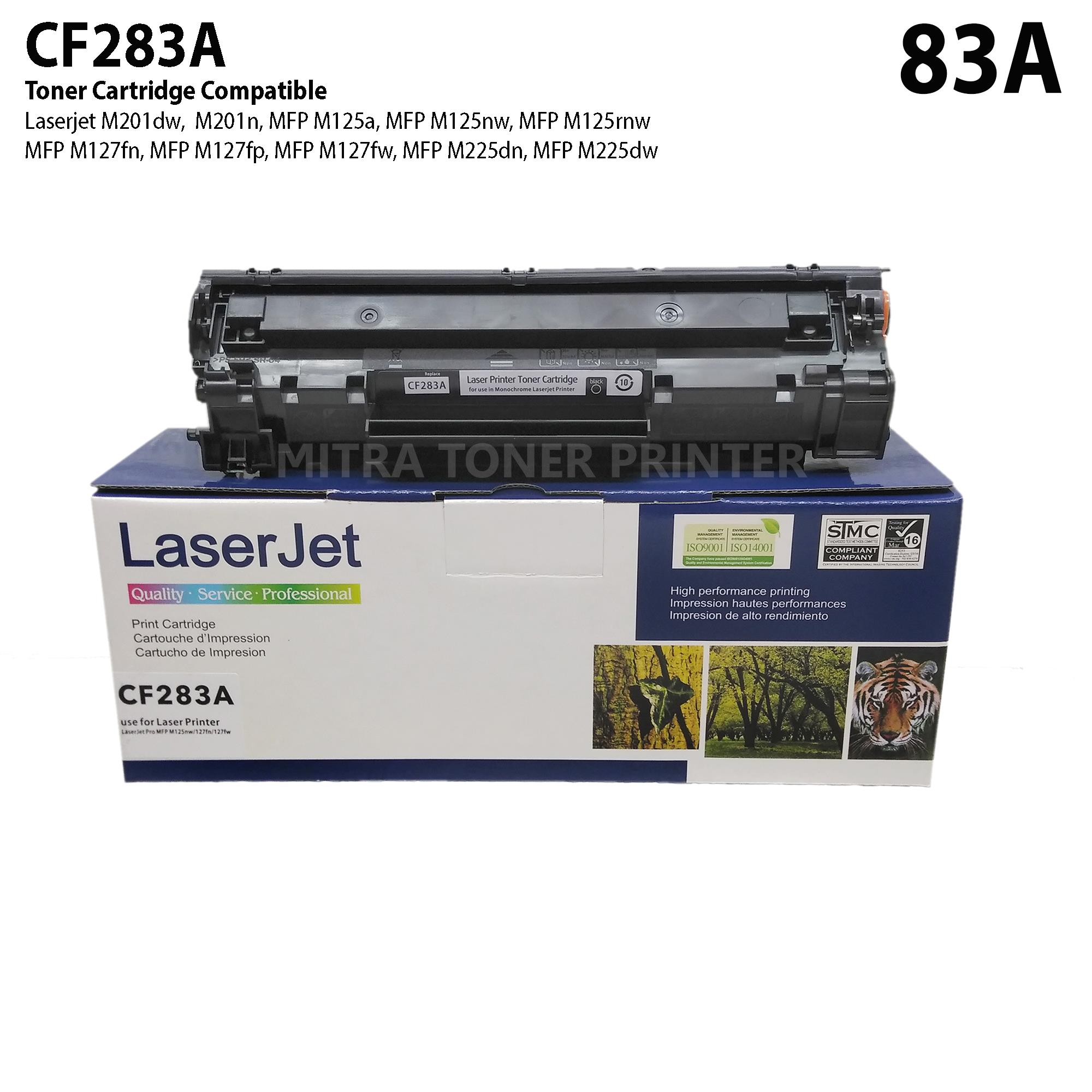 Toner Cartridge CF283A - 83A Compatible untuk printer HP LaserJet Pro M201dw M201n MFP M125a MFP M125nw MFP M127fn MFP M127fw MFP M225dn