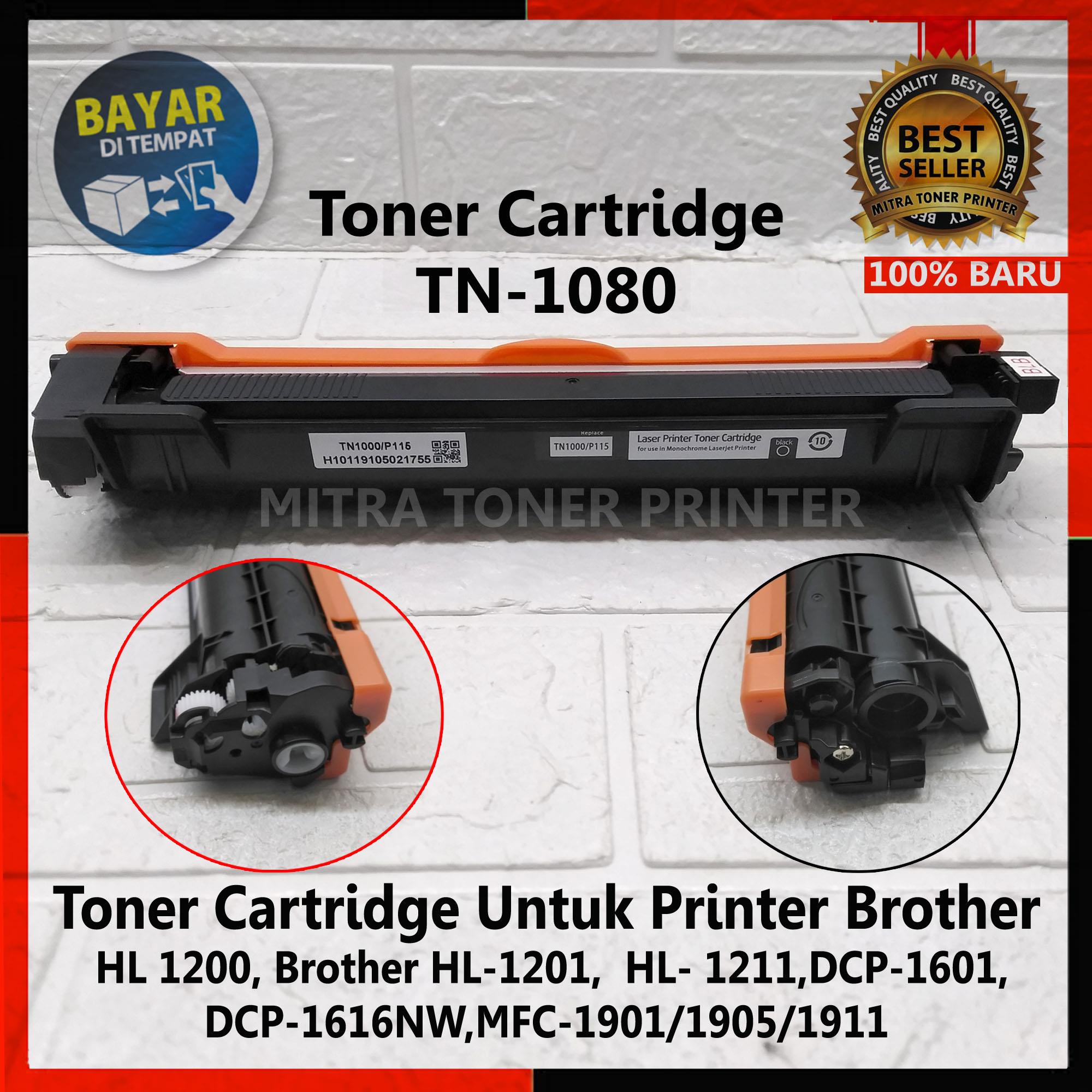 Toner Cartridge Compatible TN-1080 untuk printer Brother HL 1200/1201/1211/1601/1616/1911