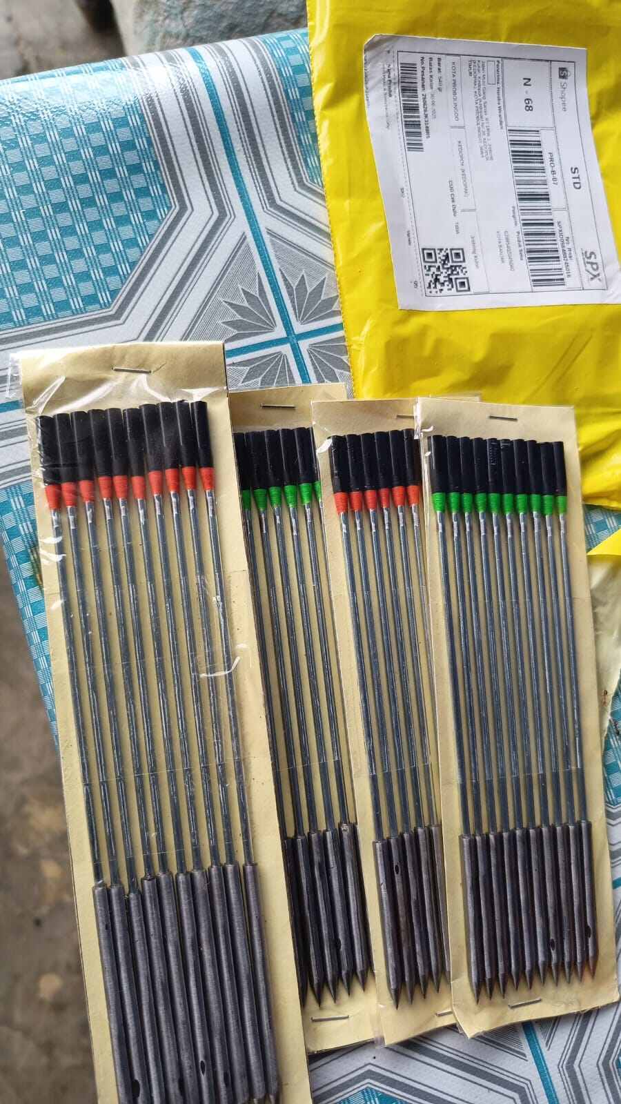 mata paser logam 4.5mm panjang 14cm isi 10pcs