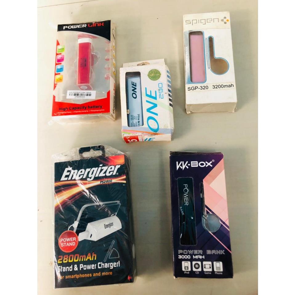POWERBANK POWER BANK MINI RETUR STOK GUDANG ANGGAP SAJA MATI FULLSET MURAH