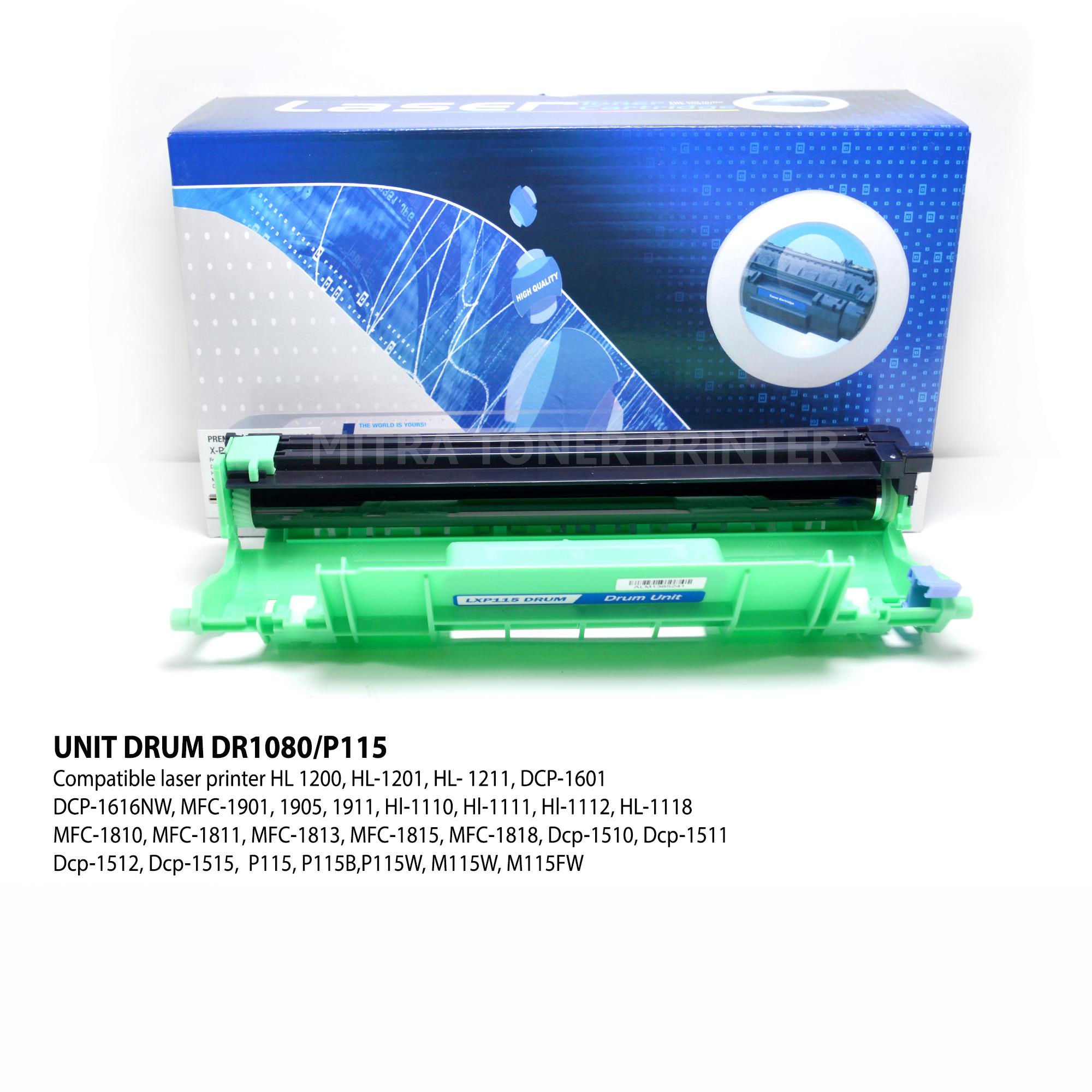 unit drum P115/DR1080 compatible printer DCP-1601 DCP-1616NW MFC-1901 MFC-1818 P115W M115W