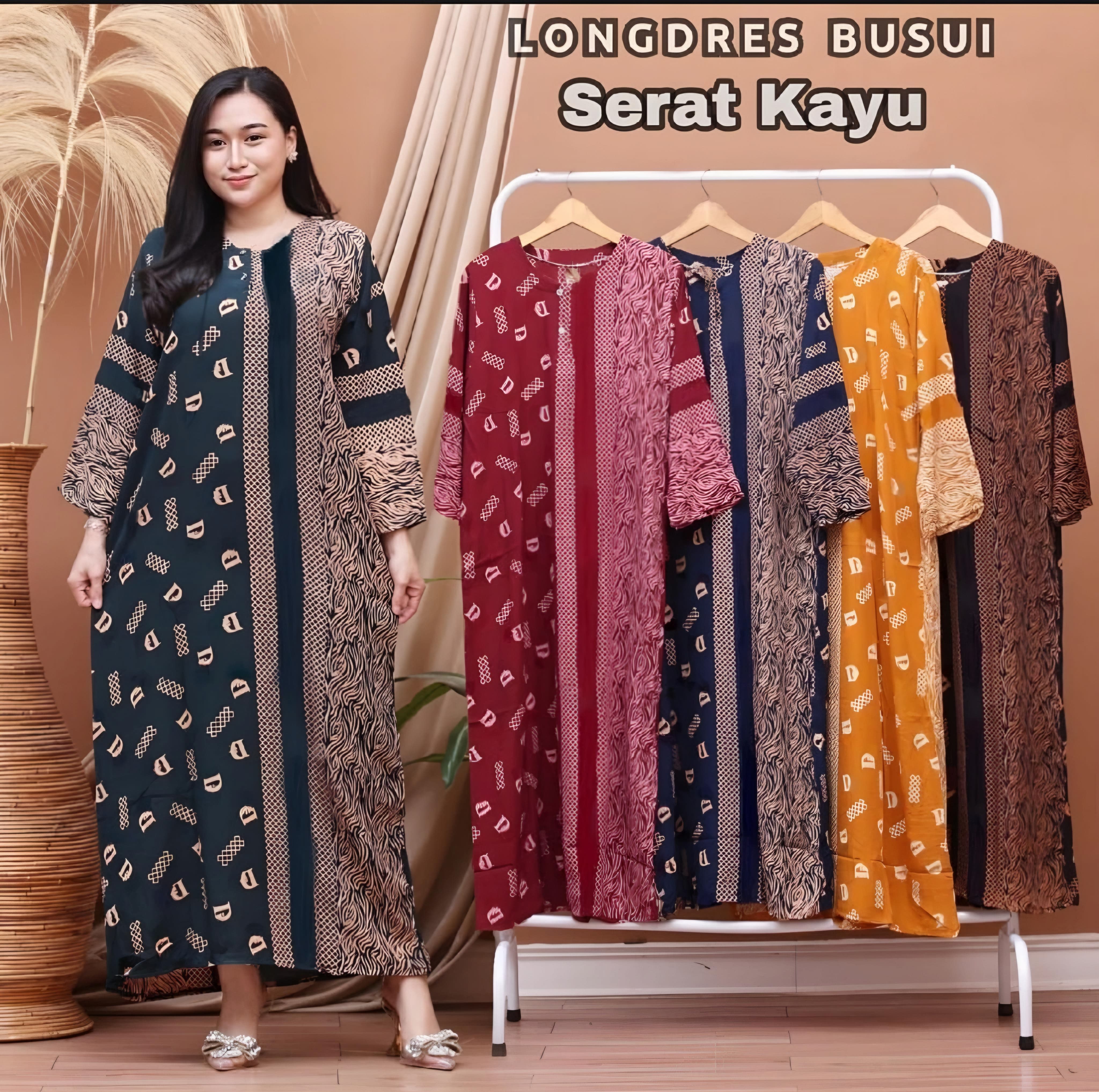 BEST SELLER LONGDRESS NEW Daster Jumbo Batik Busui Friendly Rayon Super New kekinian 2024 MORODEDI