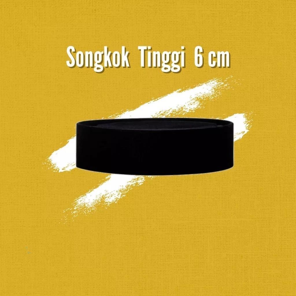 Songkok hitam polos peci kopiah hitam ac kopyah hitam tinggi 6cm7cm8cm9cm10cm premium JAMINAN MUTU