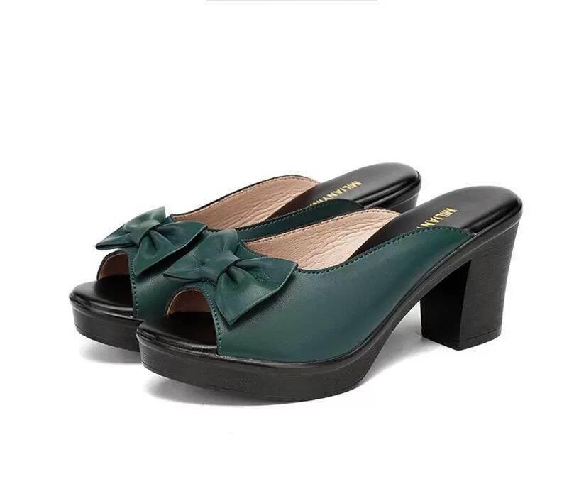 sendal Heel Wedges AB-07 SANDAL Wanita terbaru sendal pesta kondangan trend