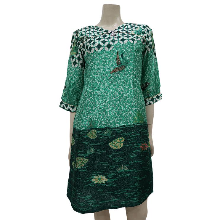 Arjuna Weda Sackdress Batik Wanita Motif Hokokai II