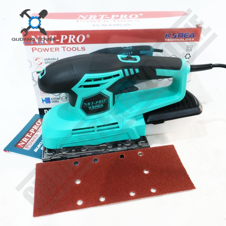 (NRT PRO 941HD) Mesin Amplas Kayu Sander 941HD NRT PRO / Mesin Palm Sander Elektrik 941 HD - Finishing Sander Square Orbital NRT PRO