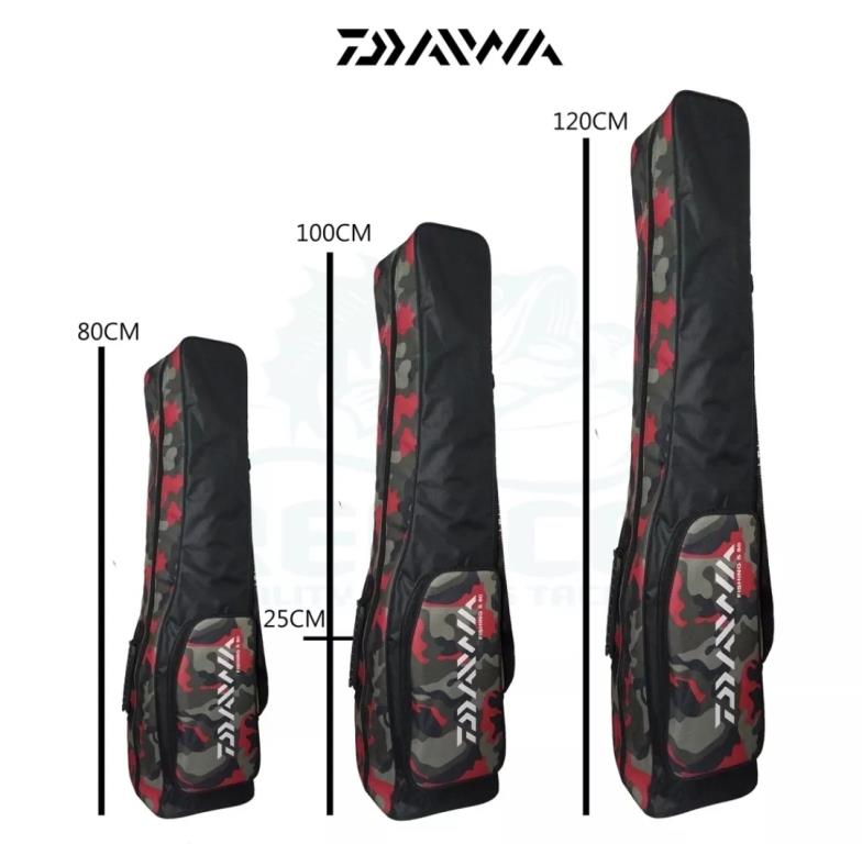 Tas pancing jumbo 5 joran berserta reel gedong 90cm 100cm 120cm 150cm anti air bayar di tempat pamcing senapan laut fishing bag galatama sporty murah