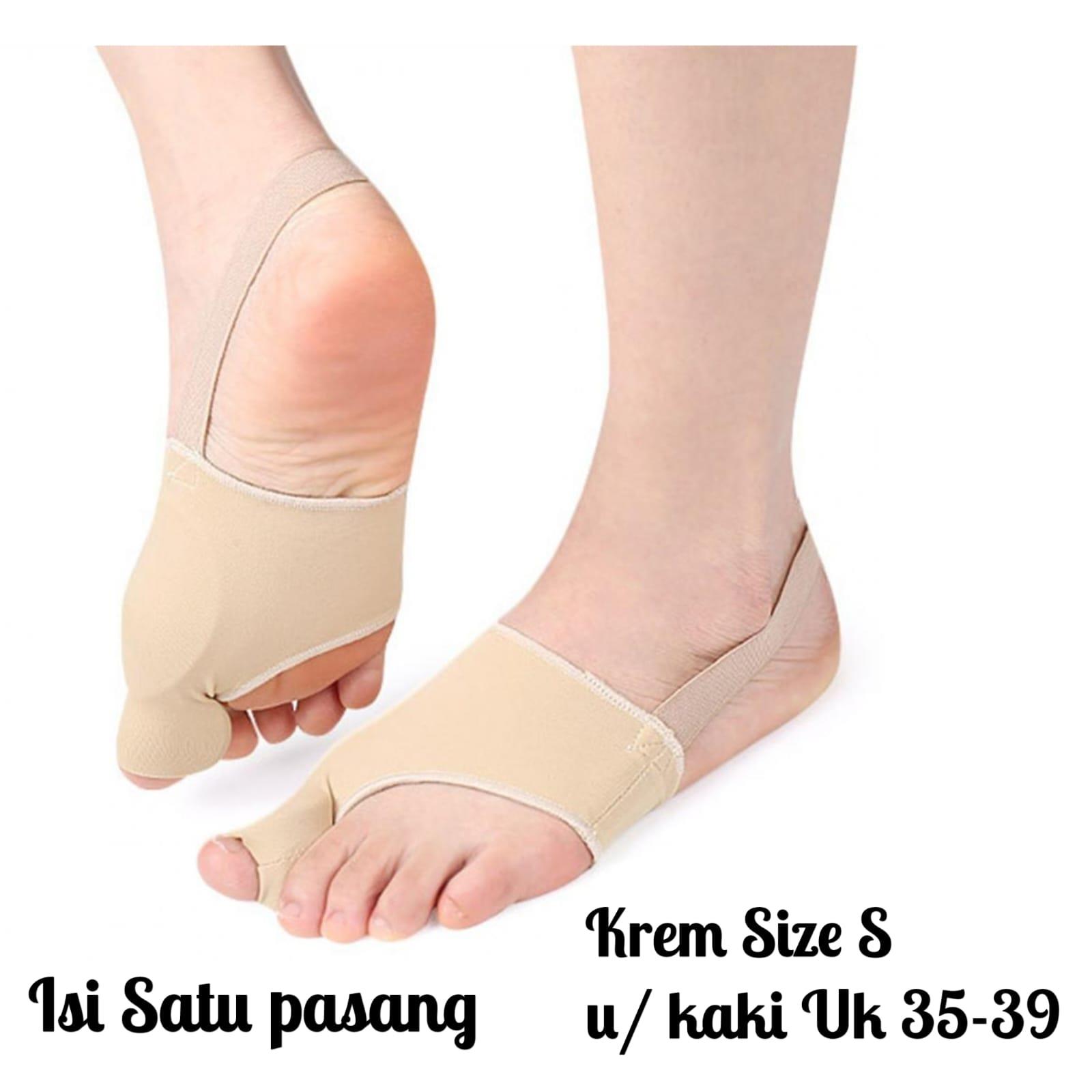 INSOLE CORRECTOR BUNION HALLUX VALGUS BAHAN KAIN LEMBUT