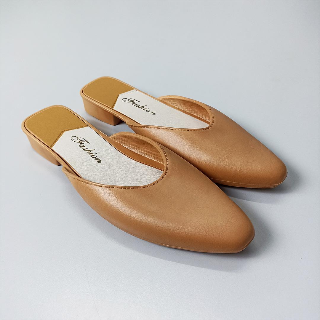 Azgalery SPT-73 Sandal Selop Wanita Polos PVC Korea Girl Fashion Style Kasual Nyaman Empuk COD