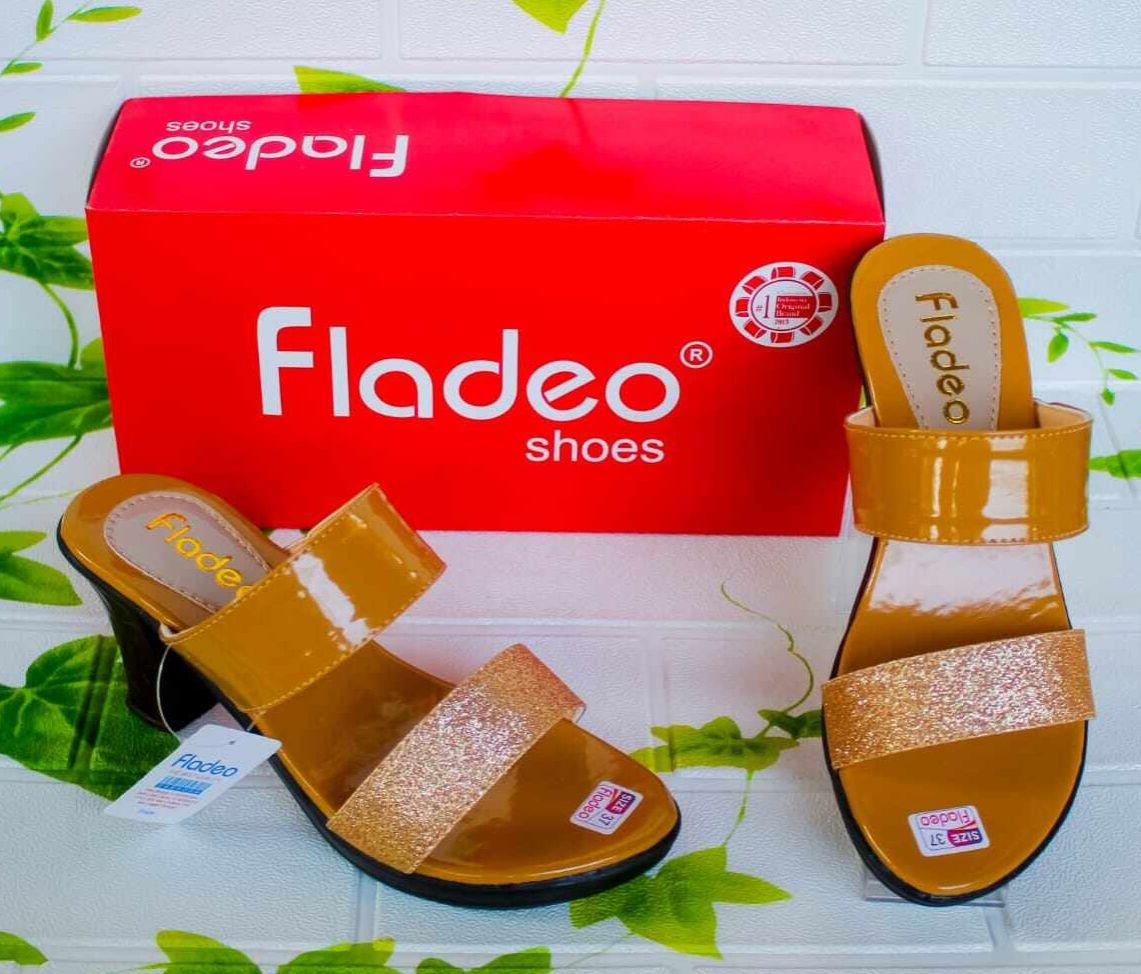 sandal fladeo high heels premium 7 cm / sandal fladeo wanita dewasa / sandal wanita terbaru / sandal heels / sandal pesta / sandal jinjit