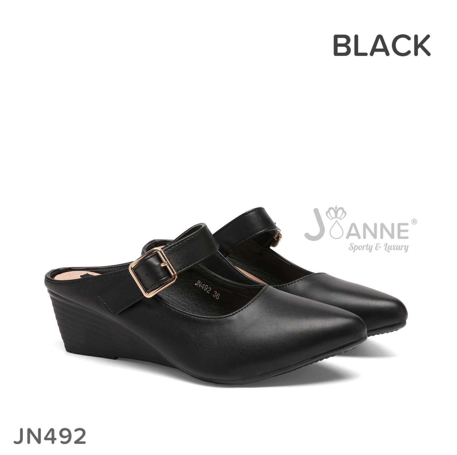JOANNE Slop High Heels Shoes Sepatu Wanita #JN492