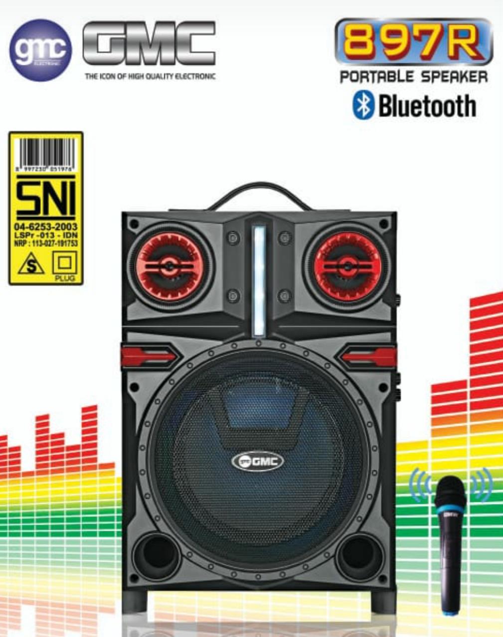 GMC 897R NEW MODEL SPEAKER PORTEBLE MULTIMEDIA SUARA MANTAP