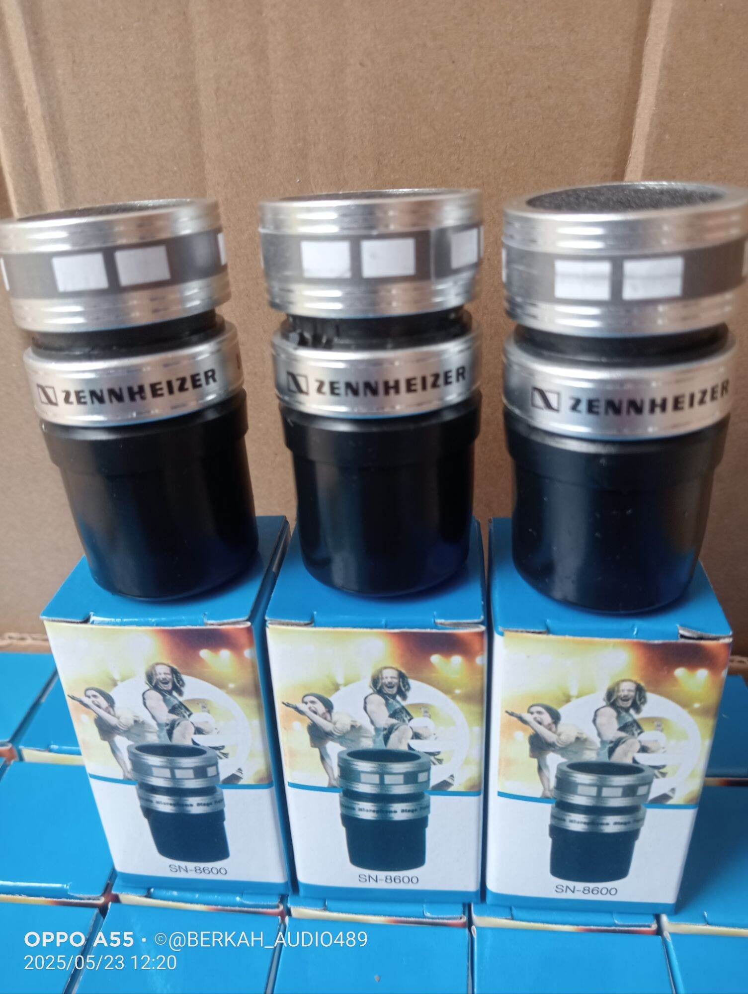 6PCS SPUL MIK SENHEISER.. SUARA PEKKA NGEBAS.