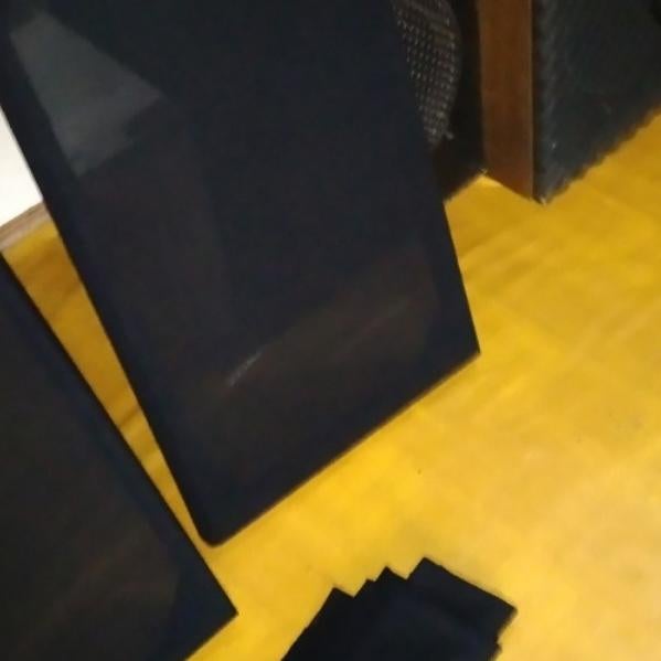 TERLARIS KAIN KASA PENUTUP BOX SPEAKER TIPIS / DENIS KASAR HITAM (MELAR) | COD