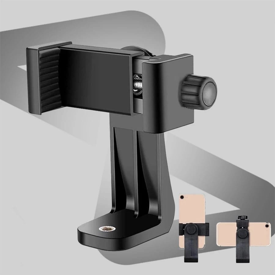 Holder U Tebal Premium Holder Putar 360 Derajat Holder Jepit HP Tripod Monopod Tongsis Vertikal Horizontal Premium