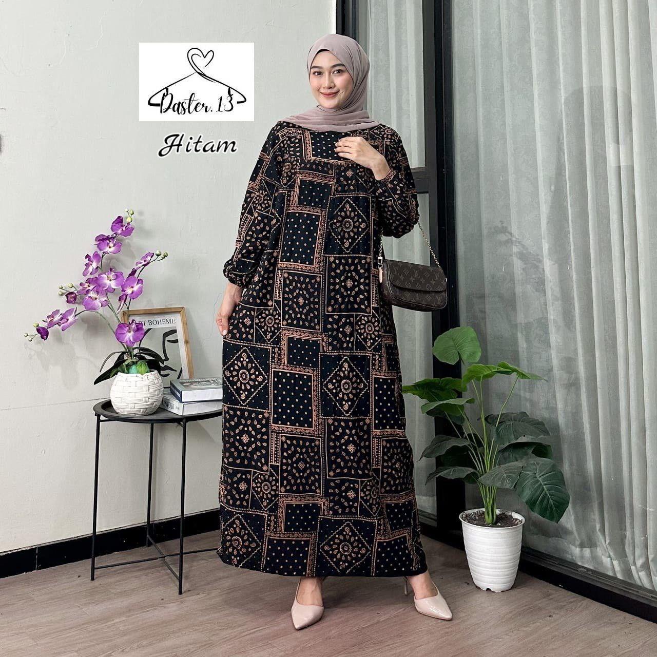 Sekdress Maura Jumbo Daster Rayon Kekinian LD 120 cm Terbaru Busui Wanita Bumil Katun Motif Panjang