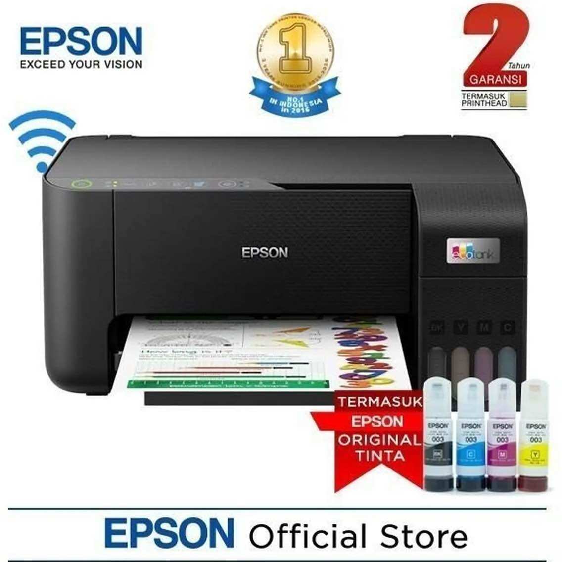 Printer Epson L3251 / L3250 ( Print Scan Copy Wifi)