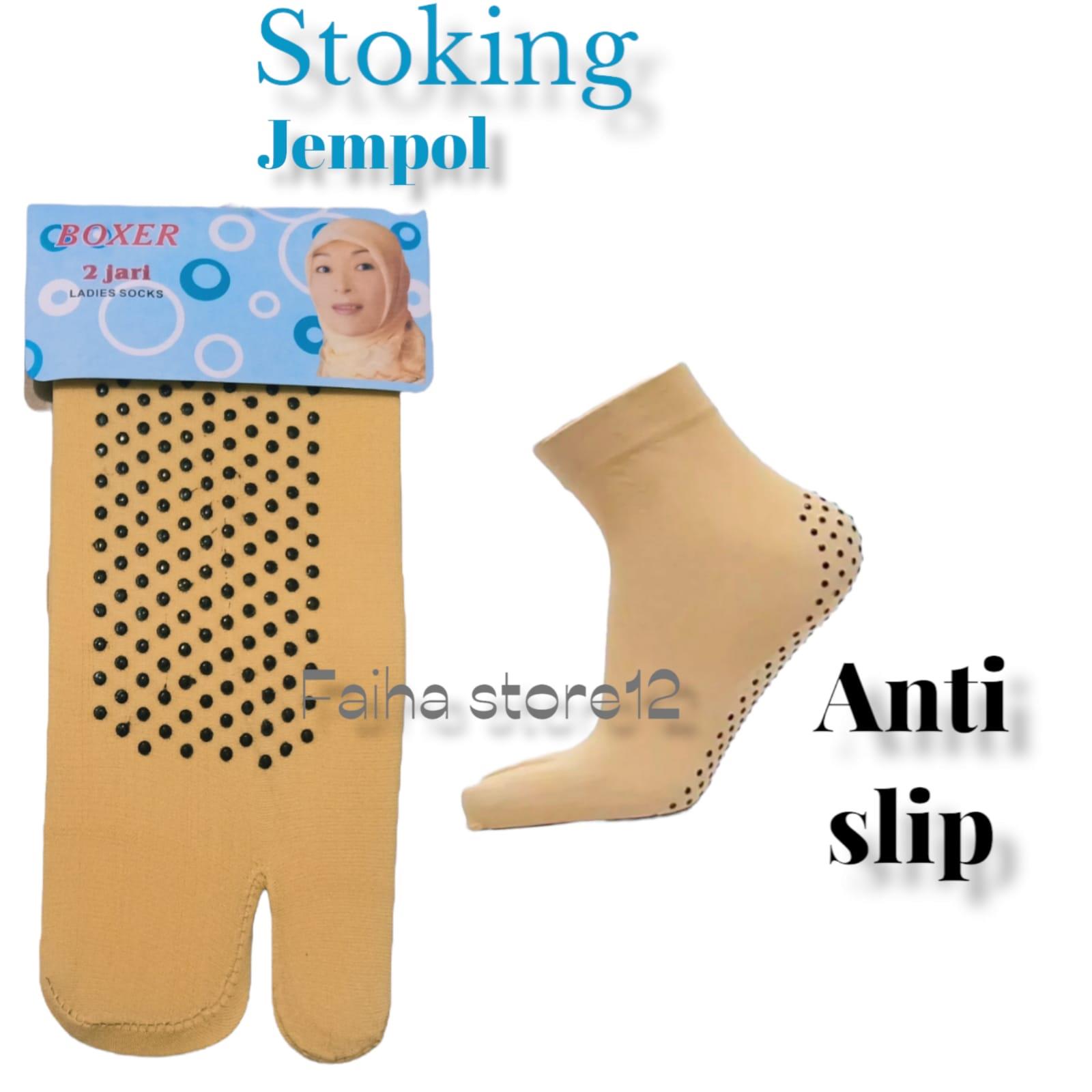 Kaos Kaki Jempol Pendek Bahan Stocking Merek Boxer - Kaos Kaki Jempol Anti Slip - Kaos Kaki 3/4 - Kaos Kaki Wanita