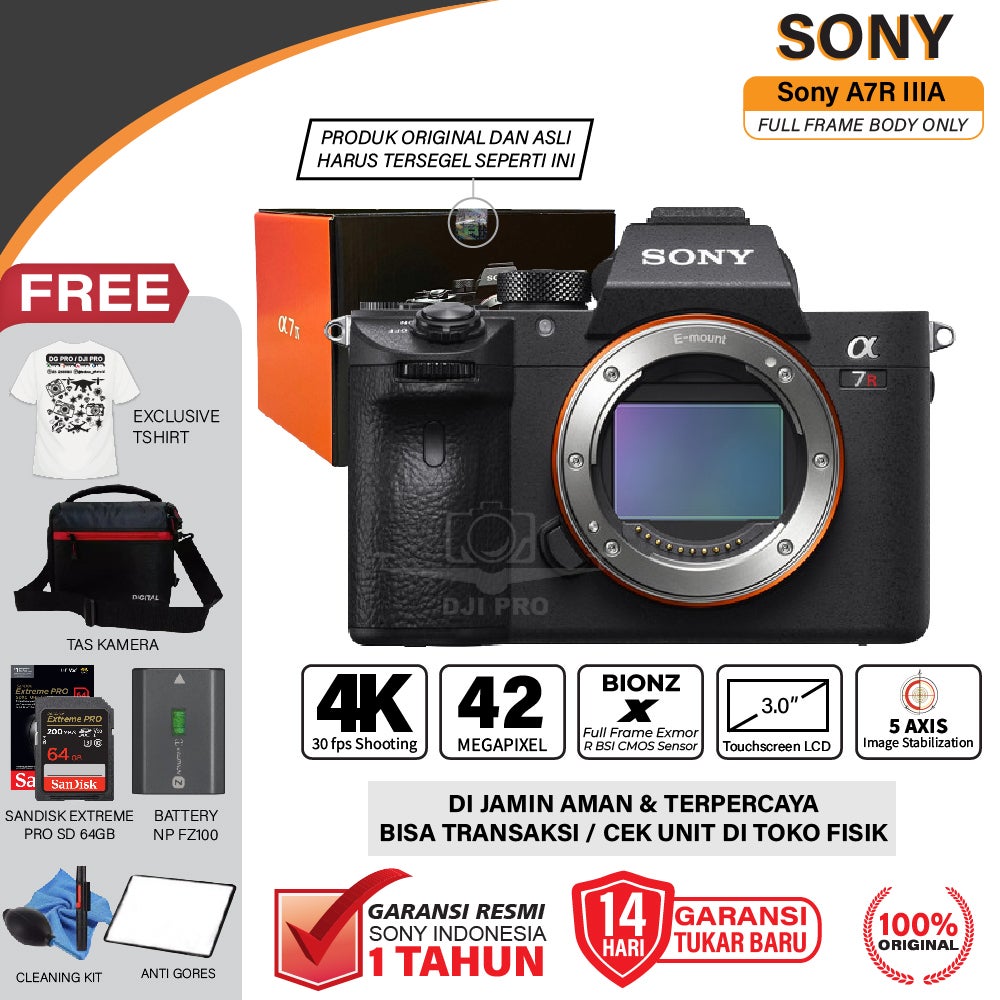 Sony Alpha A7R IIIA A7R III A - Mirrorless Camera A7RIIIA - A7RIII A