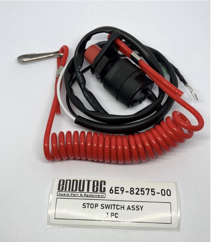 STOP SWITCH ASSY 6E9-82575-00 40PK SPAREPART MESIN TEMPEL OUTBOARD UNTUK MESIN YAMAHA