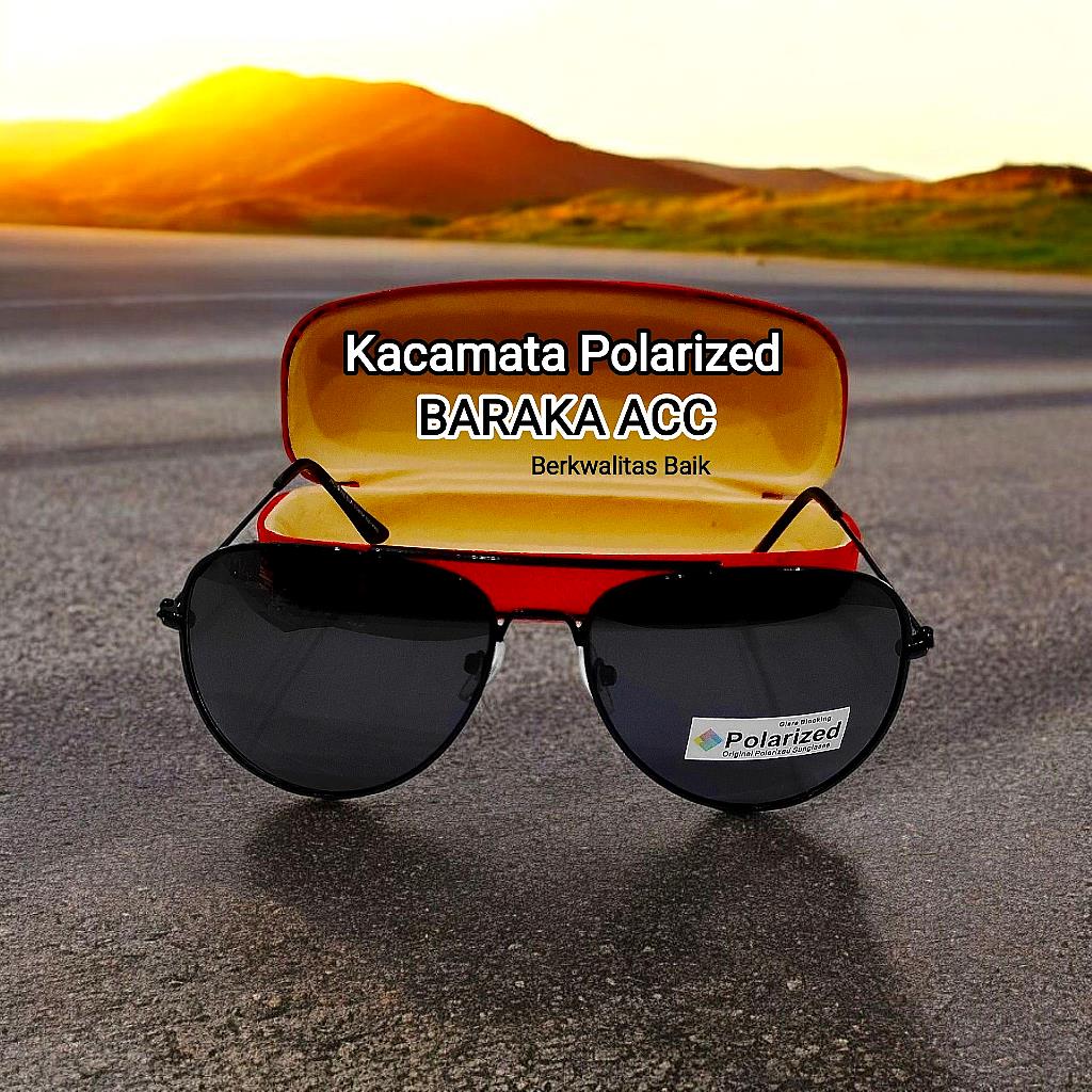 Kacamata Polarized Classic Jadul Berkwalitas Eyewear - Sunglasses