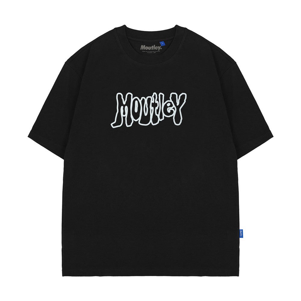 Moutley Kaos Pria Lengan Pendek Oversized Fit Katun 20s Desk OL-C120425