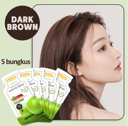 Shampoo Uban【Bahan alami】5 bungkus (150ml) Pewarna rambut dari tanaman herbal. Warna hitam alami murni Krim pewarna rambut sendiri di rumah Cuci hitam tanpa iritasi Cepat mewarnai rambut Pewarna rambut
