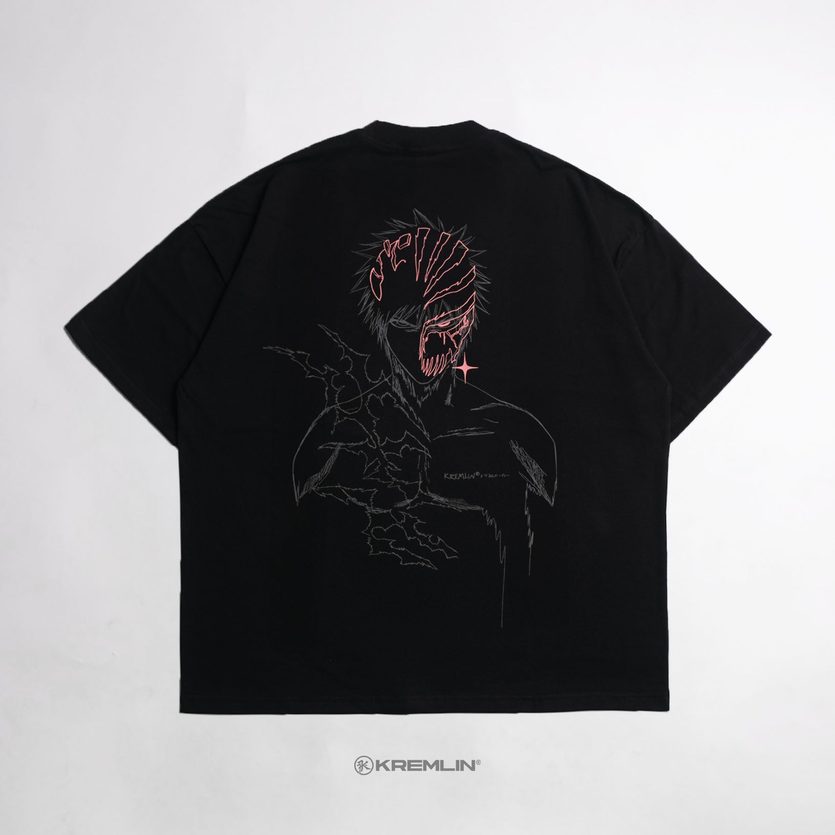 KREMLIN T-Shirt Oversized Puff Relaxed Fit Black - Hollow