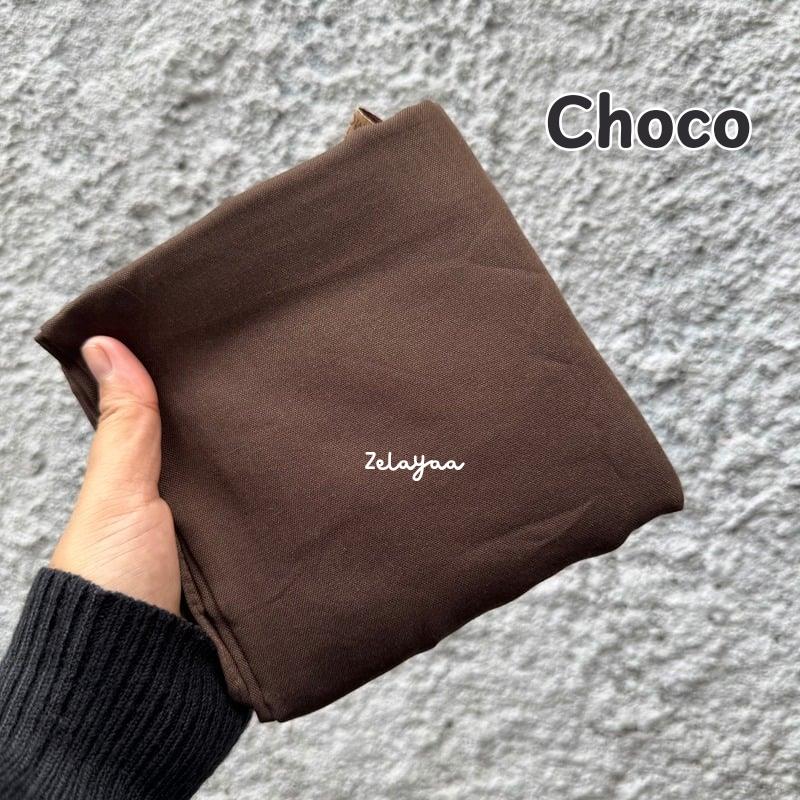 Hijab Paris Premium Kerudung Sekolah Warna Solid Elegan