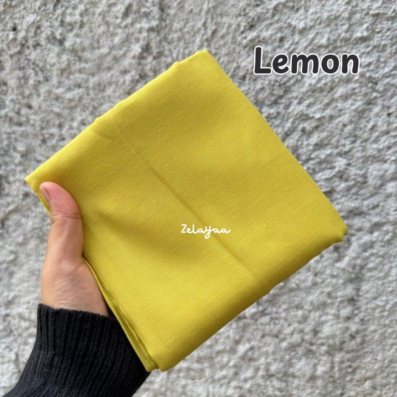 Hijab Paris Premium Kerudung Sekolah Warna Solid Elegan