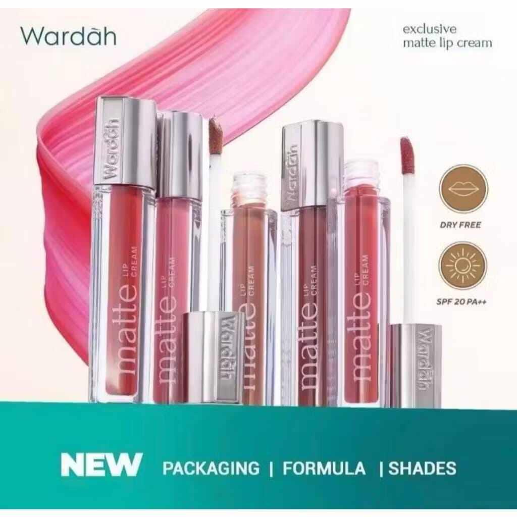 Wardah exclusive lip cream matte